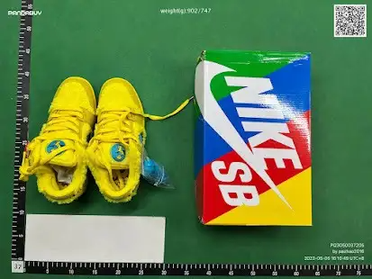 Nike SB Dunk Low Grateful Dead Bears Opti Yellow 2 Nike SB Dunk Low Grateful Dead Bears Opti Yellow - Image 2