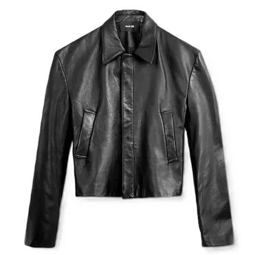 Vuja De Dual-Zip Leather Jacket 1 Vuja De Dual-Zip Leather Jacket