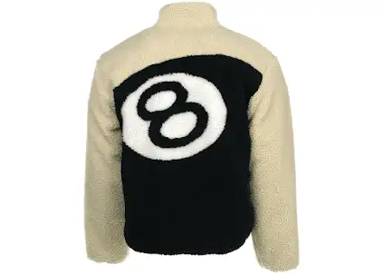 Stussy 8 Ball Sherpa Reversible Jacket 1 Stussy 8 Ball Sherpa Reversible Jacket