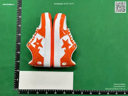 A Bathing Ape Bape Sta Low Orange 2 A Bathing Ape Bape Sta Low Orange - Image 2