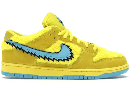Nike SB Dunk Low Grateful Dead Bears Opti Yellow 1 Nike SB Dunk Low Grateful Dead Bears Opti Yellow