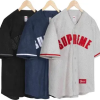 Supreme Ultrasuede Mesh Baseball Jersey