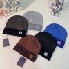 LV men’s and women’s counter knitted beanies