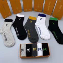 Louis Vuitton mid-calf casual business socks#3 6 CnFans 27