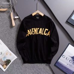 New Balenciaga 24ss front and back jacquard yellow tape couple model 13 CnFans 3 1