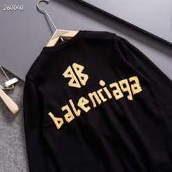 New Balenciaga 24ss front and back jacquard yellow tape couple model 15 CnFans 5 1