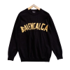 New Balenciaga 24ss front and back jacquard yellow tape couple model