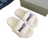 Balenciaga fluffy slippers sandal