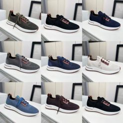 Loro Piana knitted sneakers