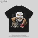 Oil painting print T-shirt