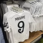 Real Madrid home jersey No. 9 Mbappe No. 5 Bellingham player version football uniform high quality