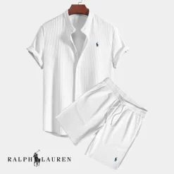 Ralph Lauren short-sleeved ice silk suit