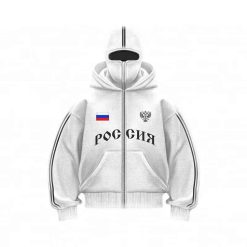 Hot-selling hooded sweatshirt with fleece and double hood (17options)